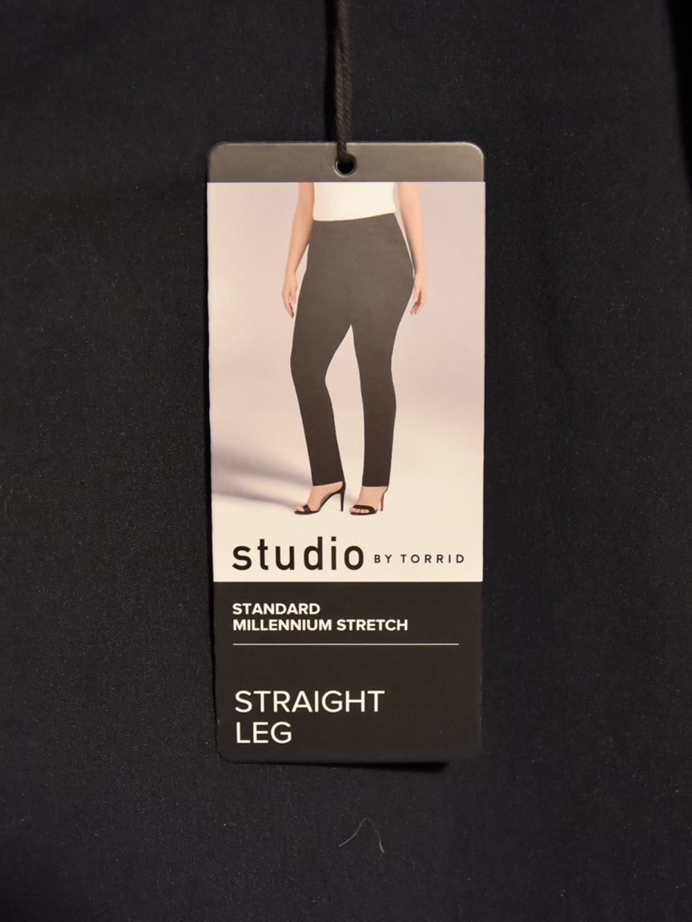 Torrid Black Studio Straight Leg Pants
